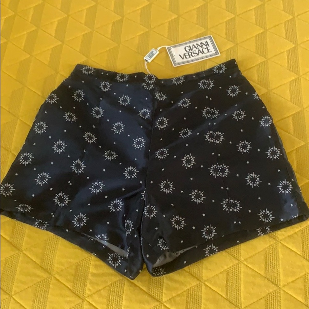 90-s Vintage Gianni Versace Couture Runway Shorts
